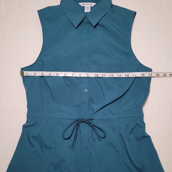 Athleta Womens Levitate Poplin Tank Size Medium - Picture 2 of 8